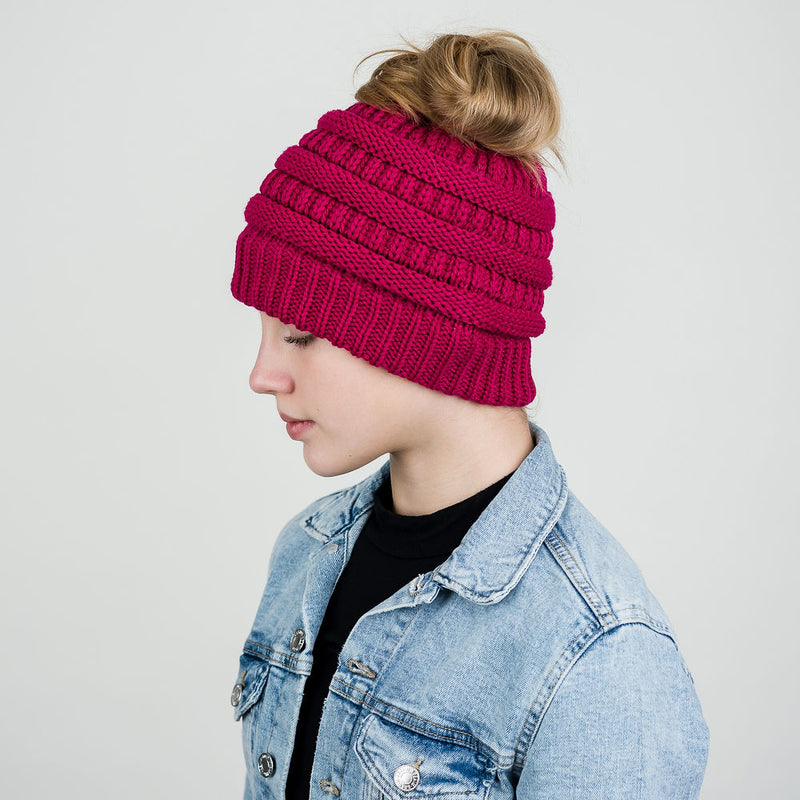 Solid Classic CC Beanie Tail - Asst Colors